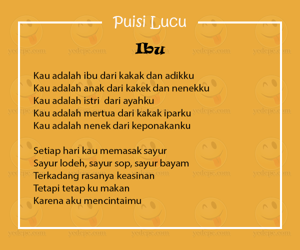  Puisi  Lucu Untuk Orang  Tua  Cerita Lucu Komik Lucu dan 