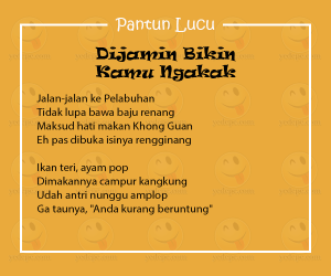 Pantun Lucu Terbaru