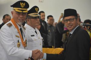 Gubernur Irwan Prayitno dan Walikota Padang
