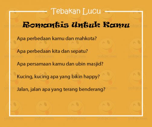 Tebak Tebakan Lucu Romantis untuk Kamu yang Humoris ...