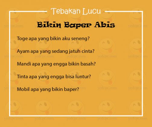 Tebakan Lucu Pendek Bikin Baper Abis - Tebakan Lucu PenDek 504x420