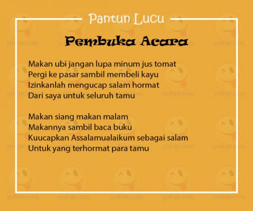  Pantun  Lucu Pembuka Acara  Buat Momen Lebih Bermakna 