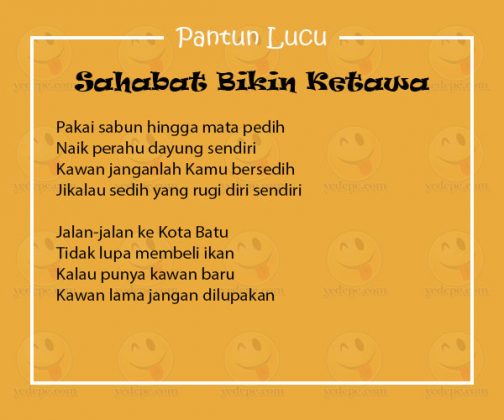  Pantun  Lucu Sahabat  Bikin Ketawa Ngakak Tanpa Henti 