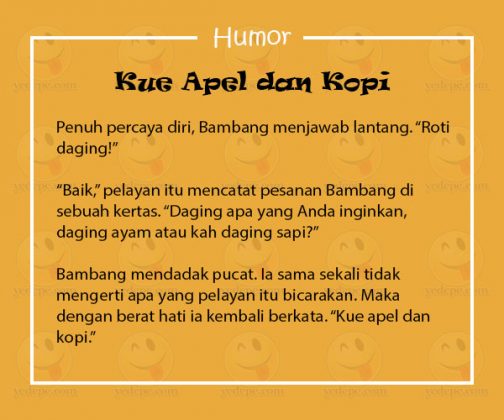  Humor Lucu Banget  Kue Apel dan Kopi YEDEPE COM